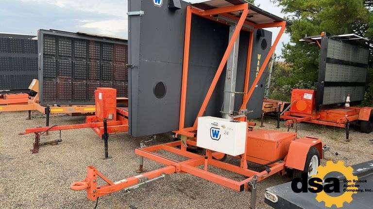 2016 Wanco Trailer Mounted Message Board,