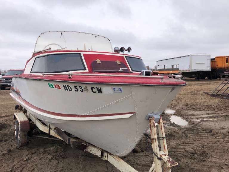 Old Vintage Lake Boat Smith Sales Co. Auctioneers