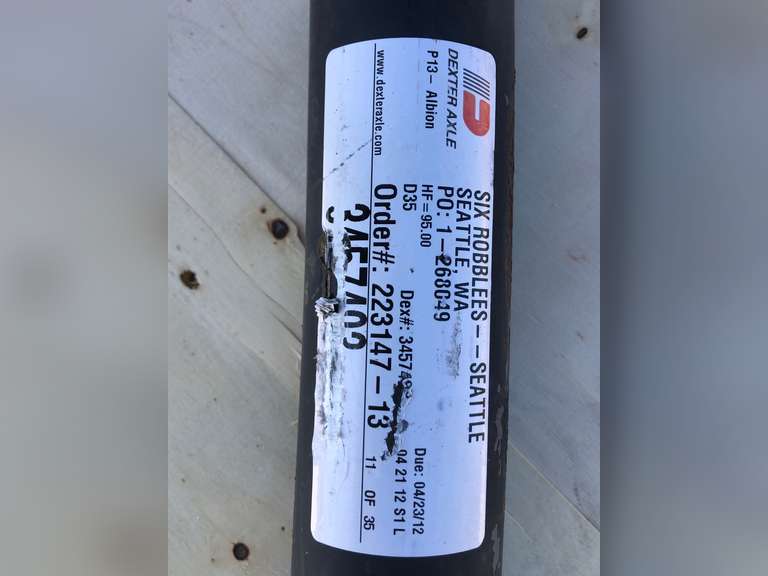 Unused Dexter Axle Smith Sales Co. Auctioneers