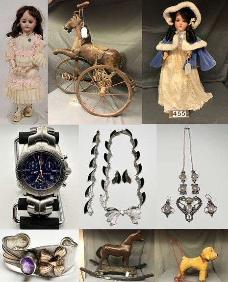 Specialized Auction of Antique Dolls & Jewelry, Saturday Morning, January 14th @ 9:30 A.M.