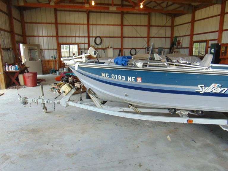 16' Sylvan Boat and Trailer Bright Star Real Estate Services