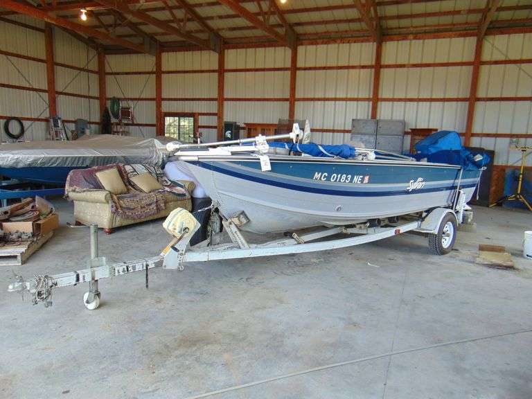 16' Sylvan Boat and Trailer Bright Star Real Estate Services
