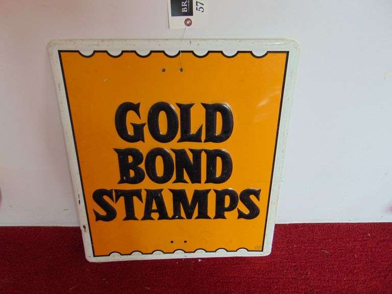Gold Bond Stamps Sign Bright Star Real Estate Services