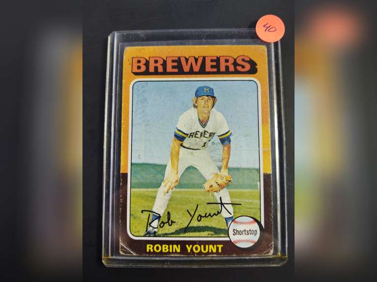 1975 Topps Robin Yount Rookie Card South Auction