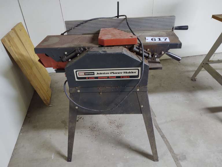 Craftsman Jointer/Planer/Molder. 8"/4" South Auction