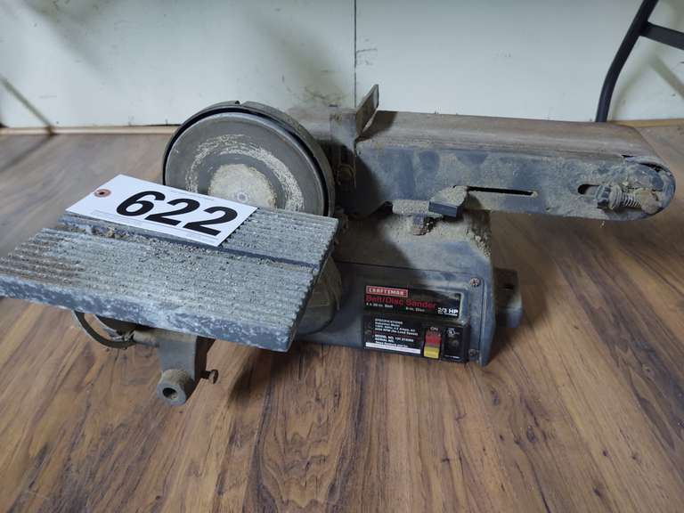 Craftsman 4x36" belt and disc sander South Auction