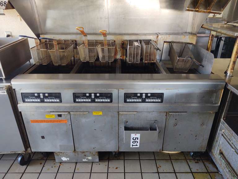 Frymaster 3 section deep fryer South Auction