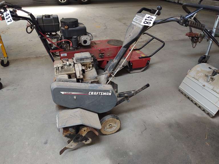 Craftsman 26" front tine tiller South Auction