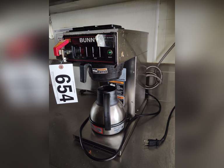 Bunn coffee maker. Model 12950.0380 South Auction
