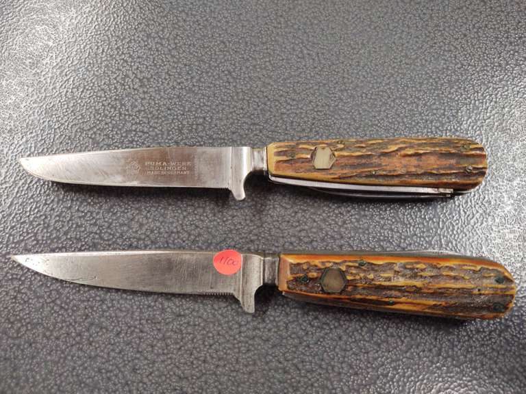 2 PumaWerk Solingen game keeper knives South Auction