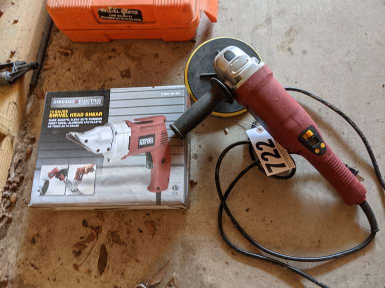 Chicago Electric shear and buffer South Auction