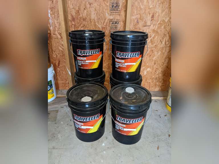 6 Buckets of Traveller Universal Hydraulic Fluid South Auction