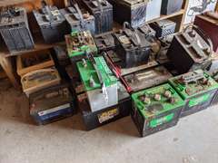 VERY large bulk lot of 47 scrap core batteries - South Auction
