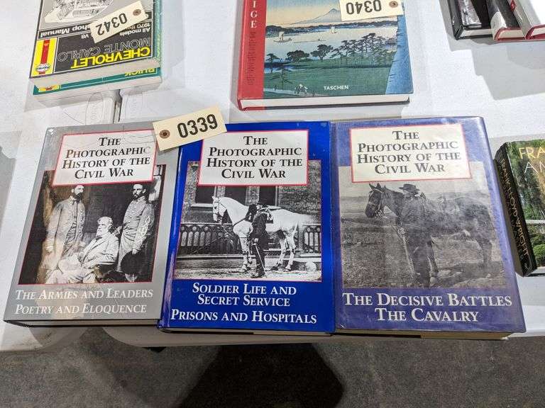 Lot of 3 hardback Civil War Photography books South Auction