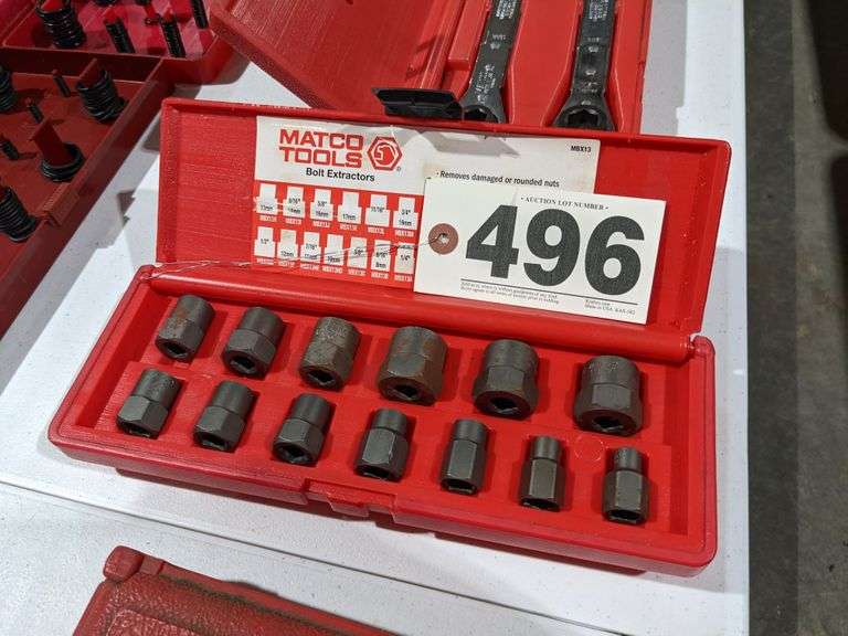 Matco Bolt Extractor Set South Auction