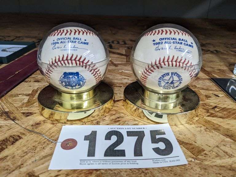 1982 and 1984 MLB All Star Game Balls South Auction