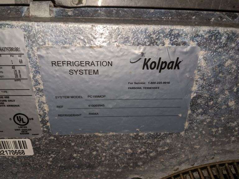 WalkIn Cooler Evaporator and Condenser South Auction