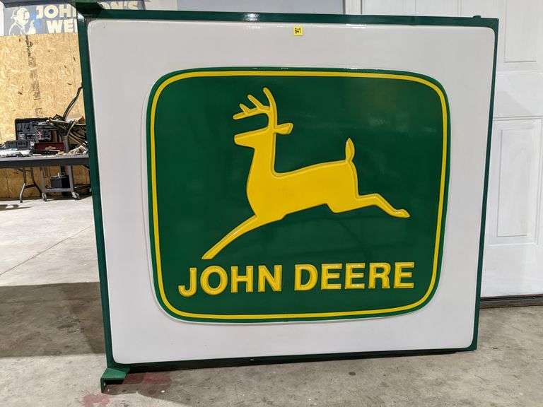 John Deere Dealership Lighted Sign South Auction