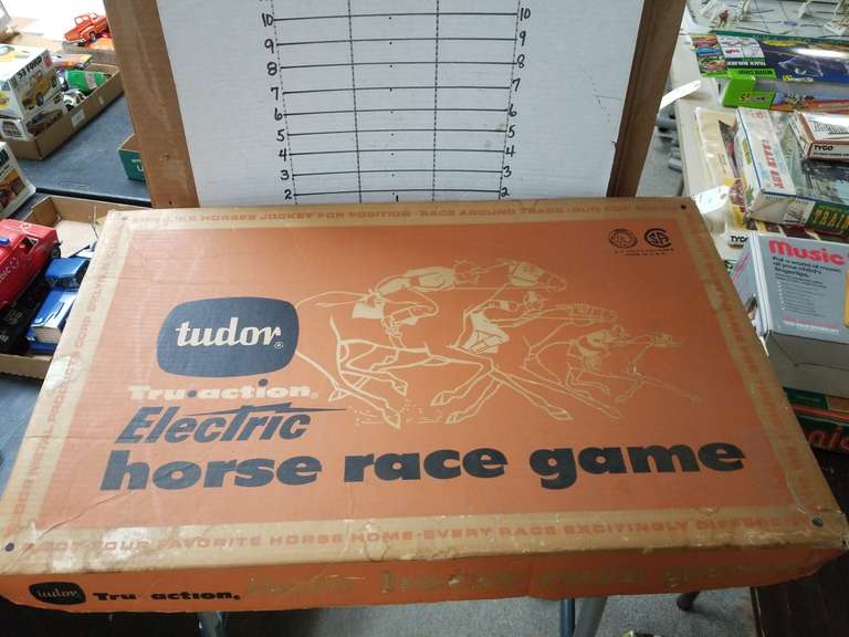 Tudor Electric Horse Race Game Trice Auctions