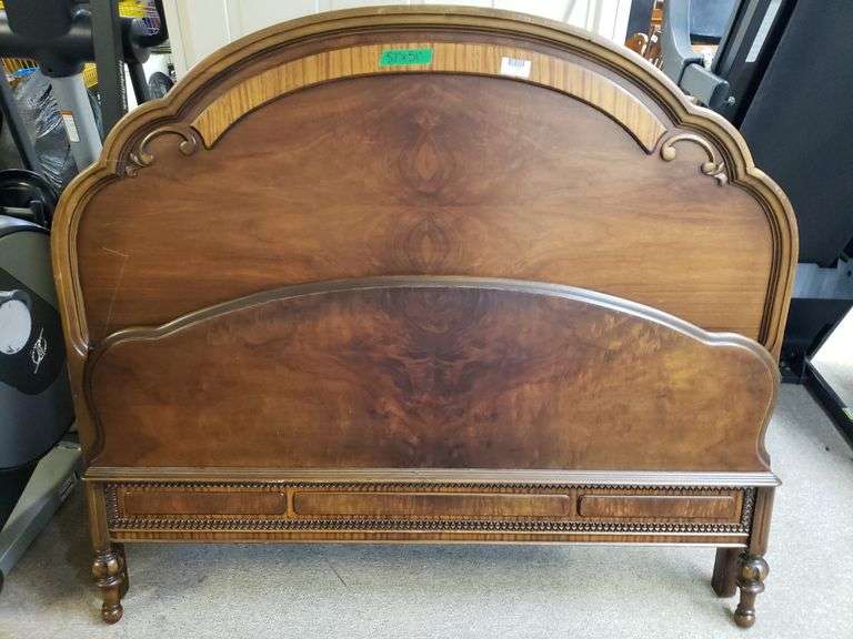 Wooden Head And Footboard For Double Size Bed Trice Auctions