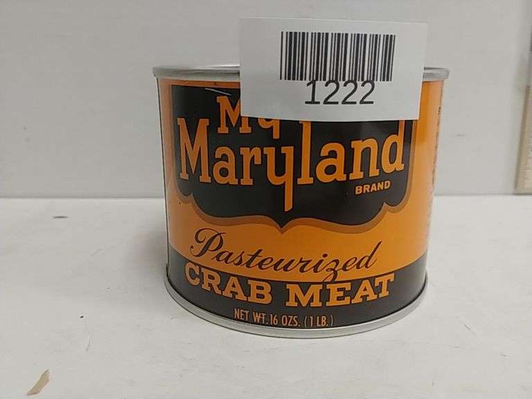 My Maryland Brand Pasteurized Crab Meat Can Trice Auctions