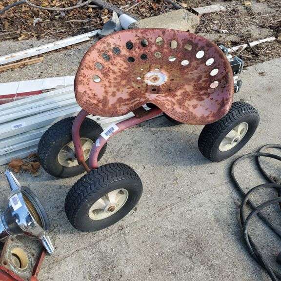 Tractor Seat On Wheels Trice Auctions