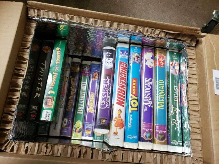 Assorted VHS Tapes & CDs Trice Auctions