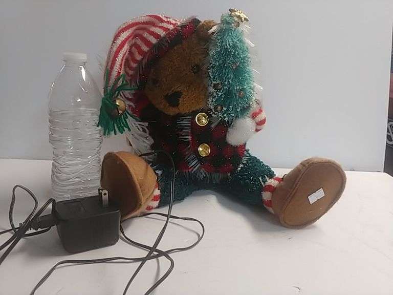 Fiber Optic Christmas Bear(works) Trice Auctions