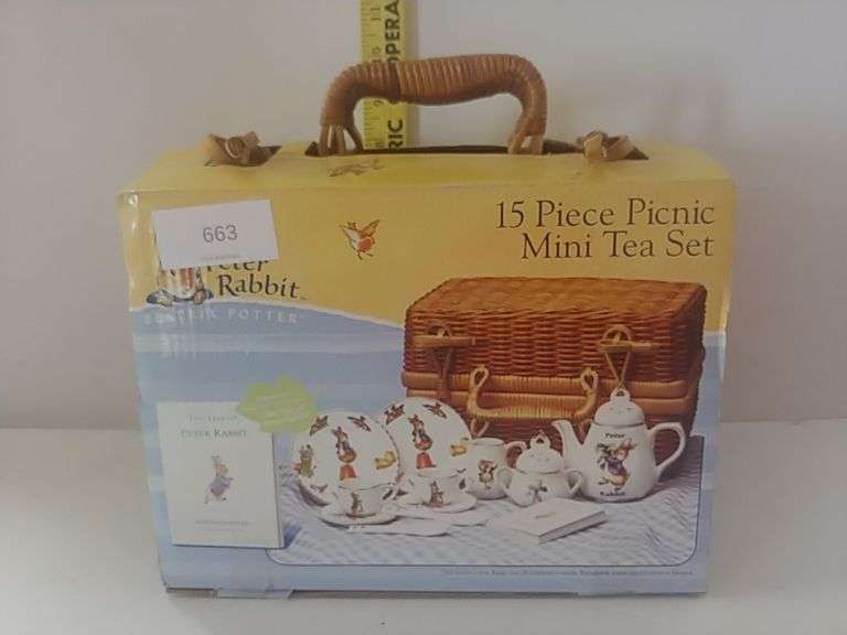 Peter Rabbit 15 Piece Picnic Mini Tea Set Trice Auctions