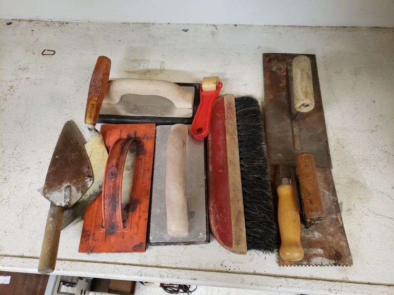 Trowels, Saw, Brush Trice Auctions