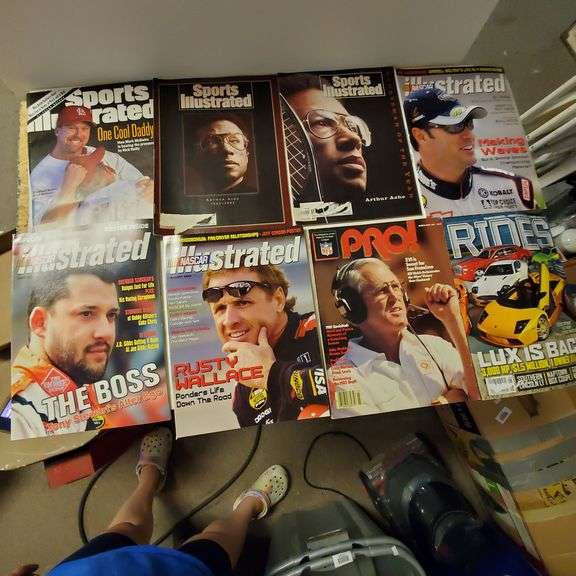 (3) Sports Illustrated Magazines, (3) Nascar Illustrated, Pro! Magazine