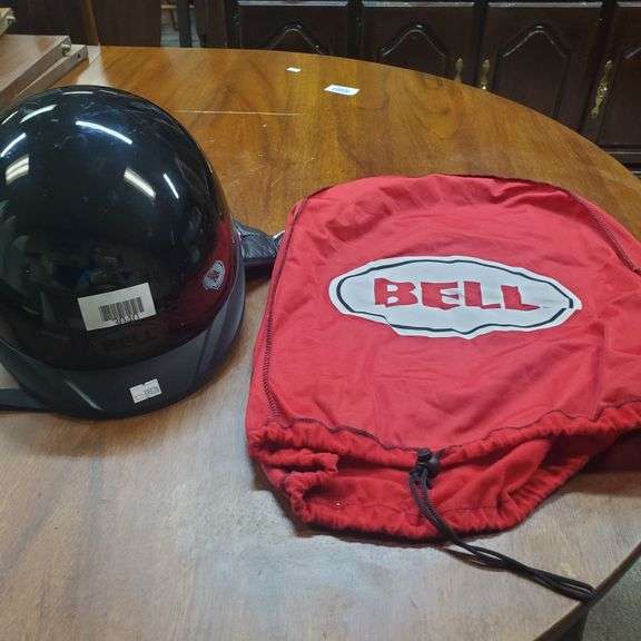 Bell Motorcycle Helmet And Storage Bag Trice Auctions