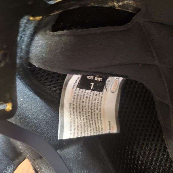 Bell Motorcycle Helmet And Storage Bag Trice Auctions