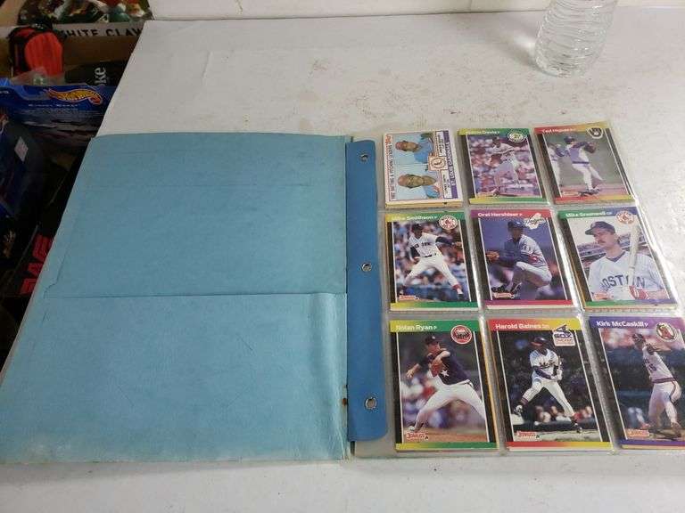 Folder With Assorted Baseball Cards Trice Auctions