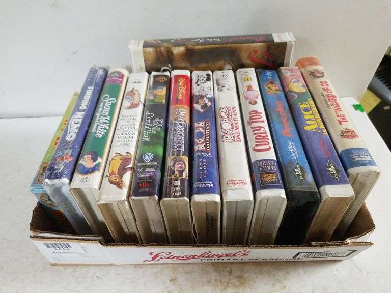 Assorted Mostly Children's VHS Tapes Trice Auctions
