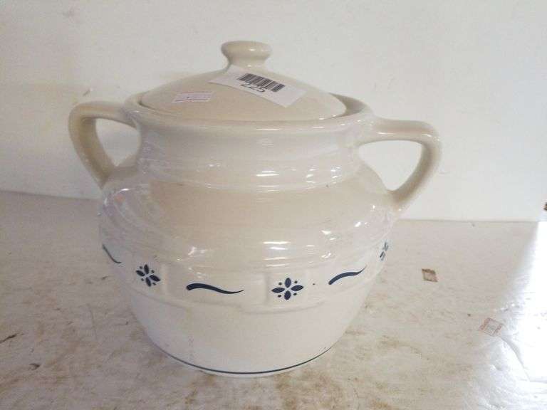 Longaberger Pottery Cookie Jar - Trice Auctions