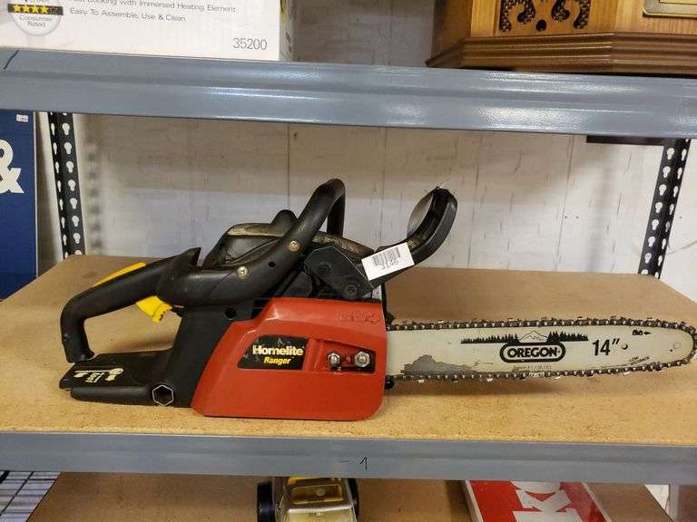 Homelite Ranger Chainsaw. Works Trice Auctions