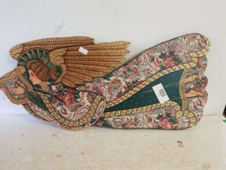 Wooden Angel Wall Decor Trice Auctions