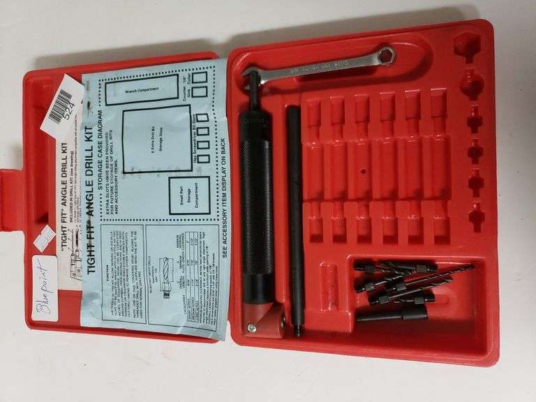 Blue Point Angle Drill Kit Trice Auctions