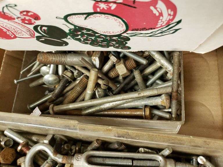 Assortment Of Bolts Screws AND MORE Trice Auctions