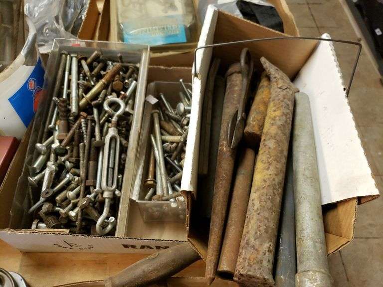 Assortment Of Bolts Screws AND MORE Trice Auctions