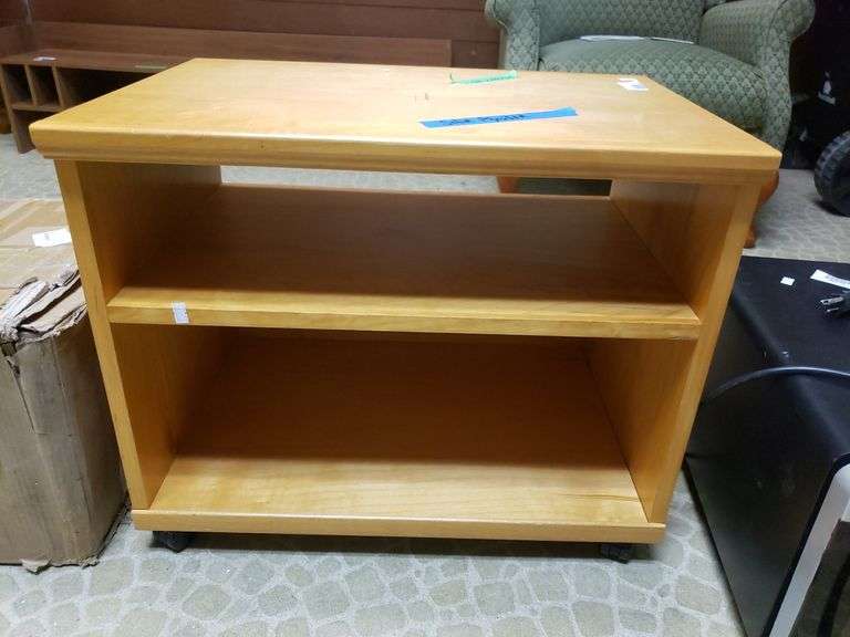 Small Rolling Television Stand Trice Auctions