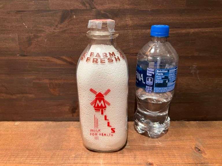 Vintage Mills Dairy Milk Bottle Trice Auctions