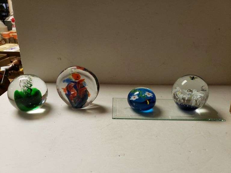 Assorted Paperweights Trice Auctions