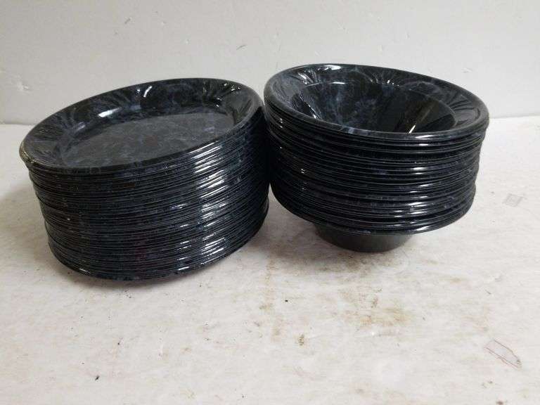 Plastic Plates, Bowls Trice Auctions