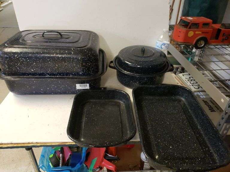Speckled Roasting And Baking Pans Trice Auctions