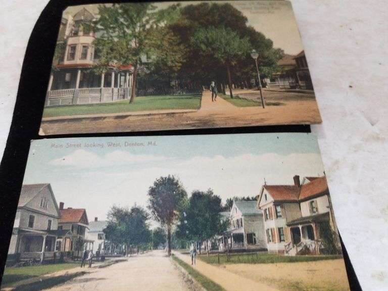 Vintage Denton MD Postcards Trice Auctions
