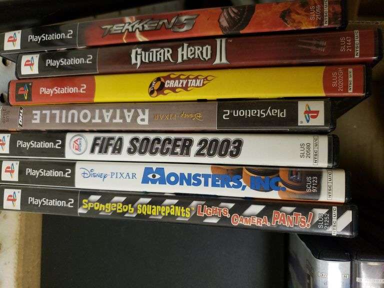 Playstation 2 With Games Trice Auctions