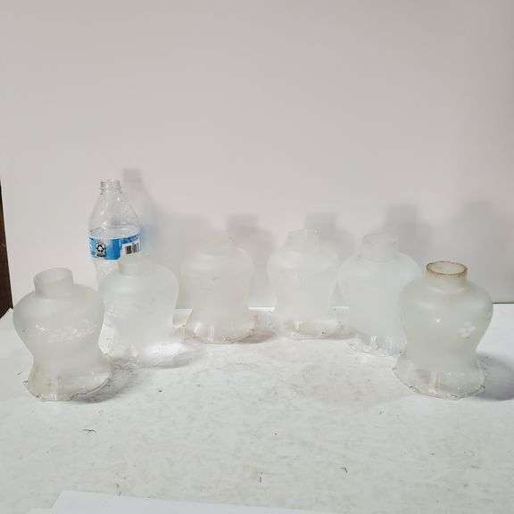 5 Matching Glass Globes Trice Auctions