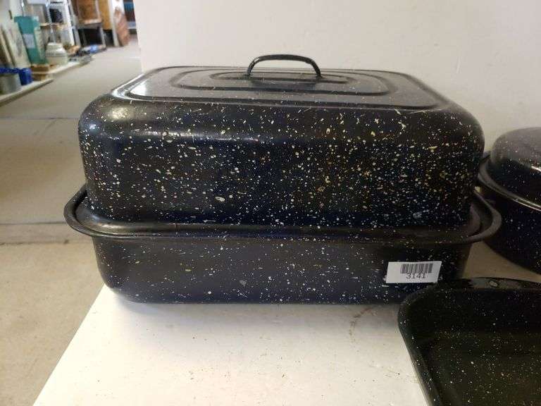 Speckled Roasting And Baking Pans Trice Auctions